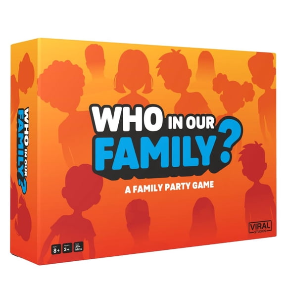 Juego de Mesa Viral Studios ¿Quién en Nuestra Familia? Juego de Fiesta Familiar
