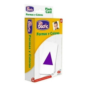 Láminas Didácticas, Flash Card Formas Y Colores. Dactic Blanco
