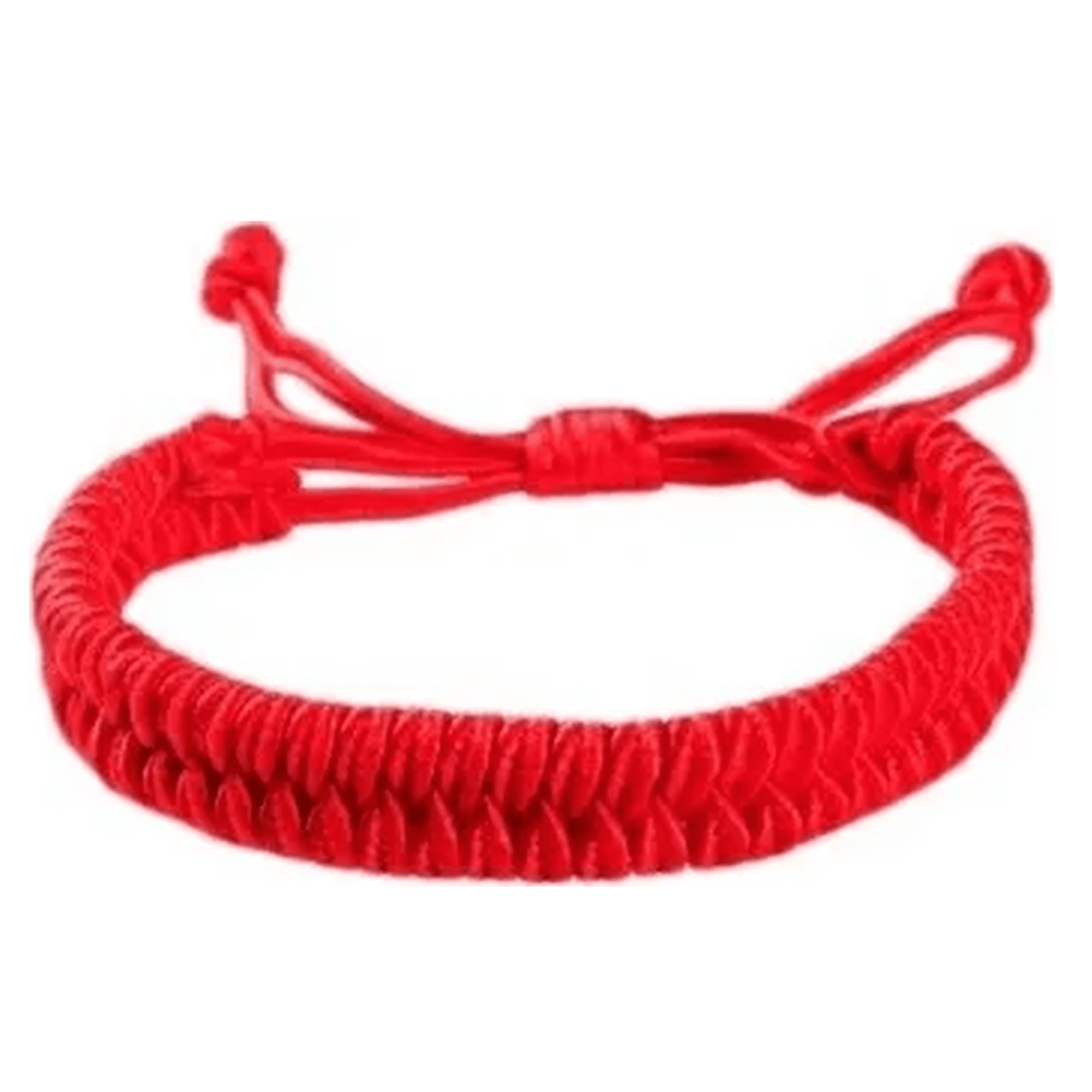 Genérico - Pack 2 Pulseras Hilo Rojo Protección Ajustable