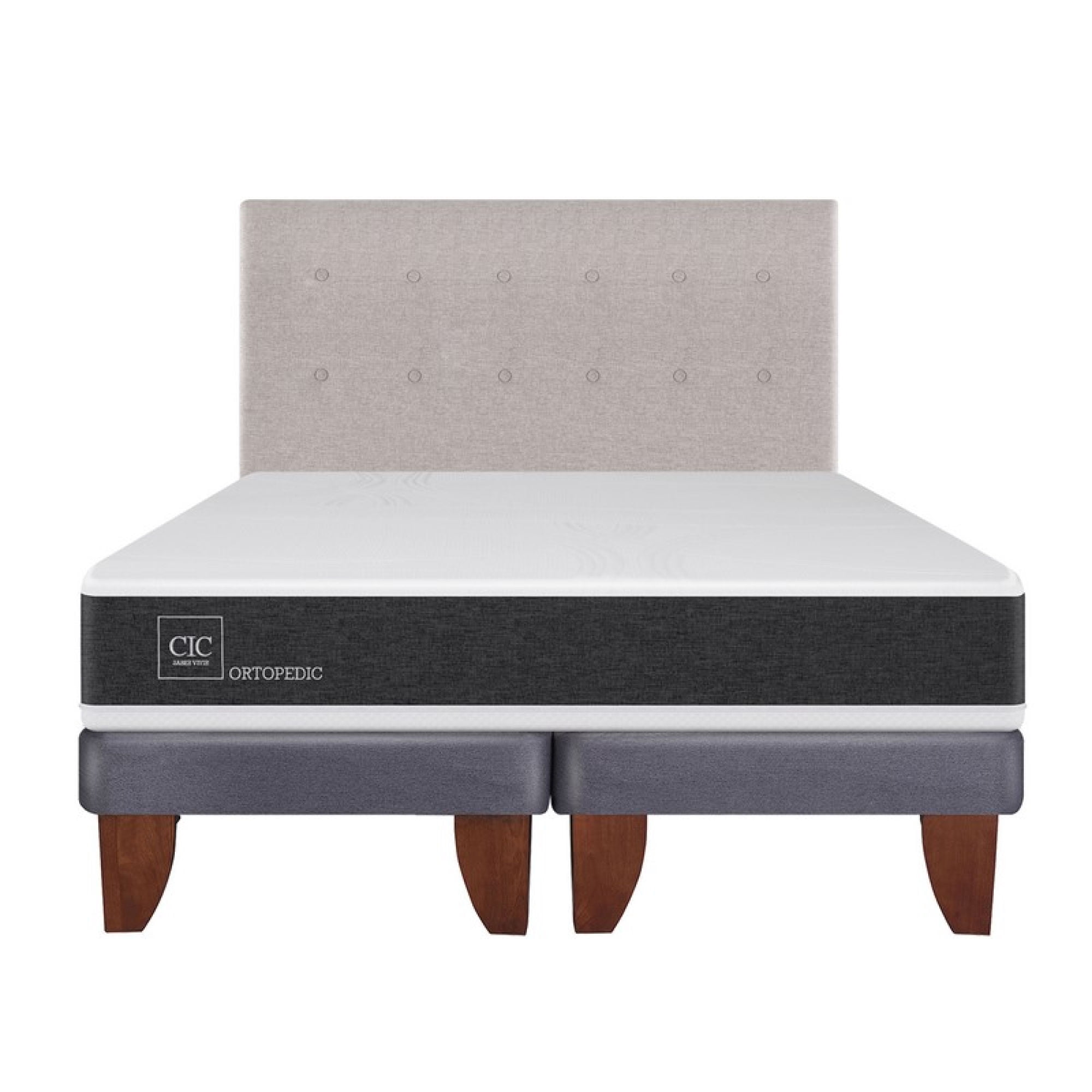 Cama Europea New Ortopedic 2 Plaza Base Dividida