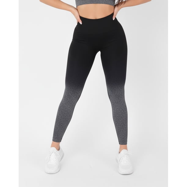Calza Push Up Deportiva Bicolor Mujer Levanta Glúteo
