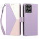 thumbnail image 3 of Funda Cartera para Motorola Edge 50 con Cierre Magnético, Tricolor, Morado, 3 of 6