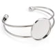 thumbnail image 1 of Lote de 5 pulseras ZX Jewelry con cabujón redondo de 1 pulgada para hombre y mujer., 1 of 3