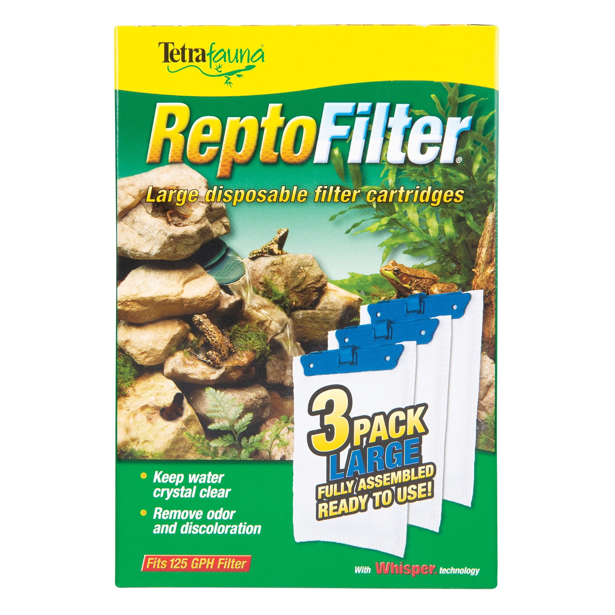 Cartuchos de Filtro Tetra ReptoFilter Grande Paquete de 3