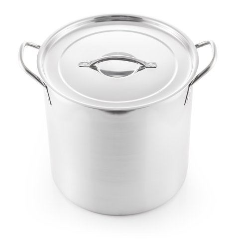 Stockpot Mcsunley De Acero Inoxidable Multiusos, 16 L, Plata