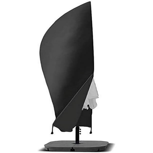 Funda impermeable para sombrilla de patio, 210D, con cremallera, para sombrillas voladizas de exterior de 2,7 a 4 m, resistente.