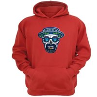 Genérico - Polerón Canguro Heinsenberg Rojo Talla M Unisex