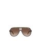 thumbnail image 3 of Gafas de sol Carrera 1057/S para hombre, cuadradas, negro y dorado, 64 mm, 3 of 7