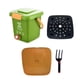 thumbnail image 2 of Cubo de compost para residuos de cocina, contenedor de compost para interiores, de gran diámetro, moderno, fácil de limpiar, contenedor de basura para S, 2 of 5