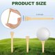 thumbnail image 2 of Tees de golf Guirnd 150 piezas de bambú biodegradable de 2.75 pulgadas, 2 of 7