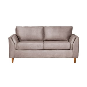 Latam Home - Sofá Milan 2C Con Resortes Pocket Cuero Kentucky Gris