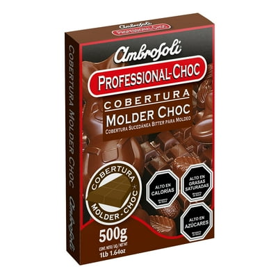 Cobertura Chocolate Amargo Caja 500 G Ambrosoli