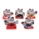 thumbnail image 5 of 5pcs agitando mano fortuna gato animal estatua figura juguete decoración del hogar #b, 5 of 5