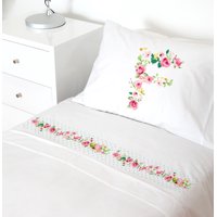 Tuyo Print - Juego De Sábanas 1,5 Pl Letras Vintage F