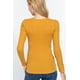 thumbnail image 4 of Top Térmico Largo Con Cuello En V Y Tapeta, 4 of 5
