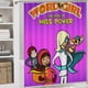 thumbnail image 5 of Juego de Cortina de Ducha y Alfombras Desmarcar WordGirl 4 Piezas, 5 of 6