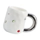 thumbnail image 3 of Taza De Café De Cerámica, Taza De Té Creativa Para Tazas Para Beber Frías Y Calientes, Mujeres, Hombres, Blanco, 3 of 3