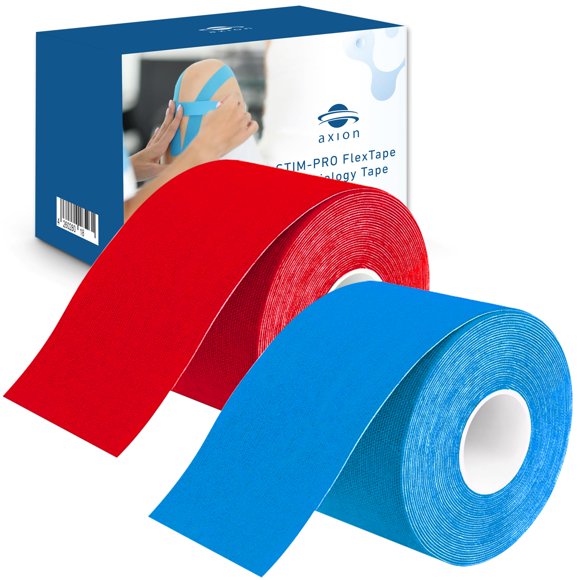 Cinta Kinesiológica Axion 2 Rollos 4,9 m x 5 cm Impermeable
