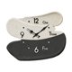 thumbnail image 1 of Reloj De Pared De Madera Creativo Y Moderno, Adorno Para La Escuela, El Ba?o Y El Hogar, Color Blanco Y Negro., 1 of 5