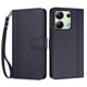 thumbnail image 3 of Funda Cartera Trébol para Xiaomi Redmi Note 13 4G con Ranuras Tarjetas y Carga Inalámbrica Azul oscuro, 3 of 6