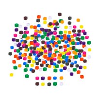 Bothyi - Cubos De Centímetros Para Niños Manipulables De 1 Cm Para Maestros De Aula De Primaria, 500 Piezas