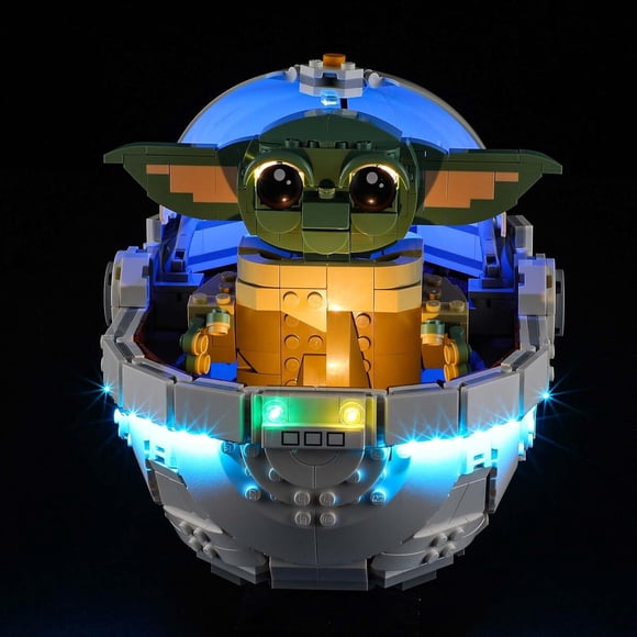 Kit Luces LED para Lego 75403 Grogu HoverPram USB