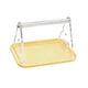 thumbnail image 1 of Percha De Mesa Portátil Para Pájaros Con Bandeja Para Guacamayos, Pinzones Y Periquitos, Color Amarillo, 1 of 5