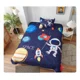 thumbnail image 3 of Cubrecama Infantil 1.5 Plaza De Verano Algodon, Wym Azul Oscuro Space, 3 of 3