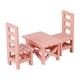 thumbnail image 4 of 1:12 Casa De Muñecas Mesa Silla Muebles Madera, Accesorios Fotográficos Rosa, 4 of 5