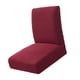 thumbnail image 1 of Spandex Estiramiento Bajo Corto Respaldo Silla Cubierta De Taburete De Bar Rojo Vino, 1 of 5