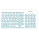 thumbnail image 2 of Teclado Usb Ultra Delgado 96 Teclas Redondas Celestes, 2 of 3