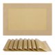 thumbnail image 1 of REGALWOVEN Manteles Juego de 8 Manteles para Decoración de Mesa de Comedor de Cocina Lavables Resistentes al Calor Oro 18*12 Pulgadas, 1 of 7