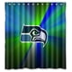 thumbnail image 1 of Cortina de ducha de los Seattle Seahawks, juego de cortina de baño con ganchos, tamaño 60 x 72 pulgadas, 1 of 3