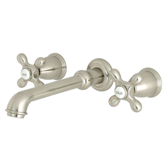 Fregadero Faucet Kingston de latón French Country para montaje en pared