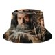 thumbnail image 1 of Sombrero Bucket Desmarcar El Señor De Los Anillos Negro/Blanco, 1 of 6