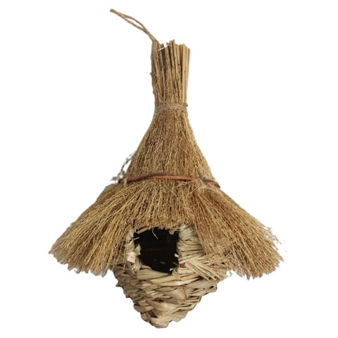 Magideal - Casa De Pájaros Tejida , Casa De Colibrí, Refugio De Pájaros, Jaula De Pájaros, , De Pájaros Para Exterior, Hogar,