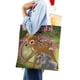 thumbnail image 4 of Bambi Bolso de tela con estampado de lienzo para mujer, bolsa de compras reutilizable y estética, con cremallera interior, regalo para mujer,38*45cm., 4 of 6