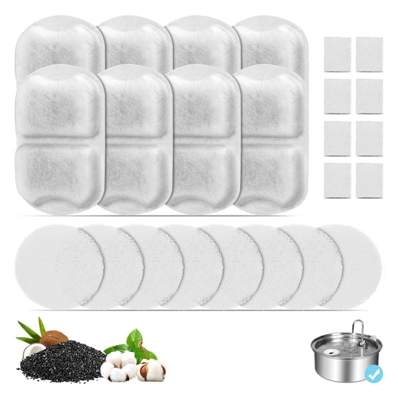 Filtro de Agua YOIHABV 8‑Juego 7 L/230 oz Triple Filtro