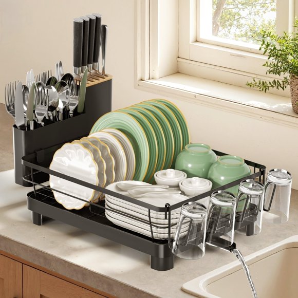 Escurridor de platos de acero inoxidable Runnatal de gran capacidad
