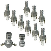Draussen - Pack 10X Acople Camlock Macho Hembra Ce-400