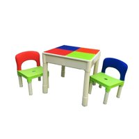 Kidscool - Set Mesa Block Multicolor Con 2 Sillas
