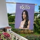 thumbnail image 5 of Olivia Rodrigo -bandera de jardín temática. Regalo perfecto para fans, amigos y familiares, ideal para actividades al aire libre y decoración de fiestas.28CM*45CM, 5 of 5