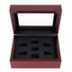 thumbnail image 3 of Mujeres Ring Box Championship Ring Box Jewelry Pendiente Pastillas Soporte 7 Agujeros, 3 of 3