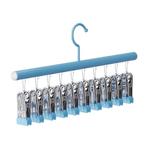 Bothyi - Organizador De Ropa Para Balcón, Resistente Al Viento, Colgador De Calcetines Para Sujetadores, Calcetines Y Corbatas.