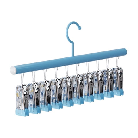 Bothyi - Organizador De Ropa Para Balcón, Resistente Al Viento, Colgador De Calcetines Para Sujetadores, Calcetines Y Corbatas.