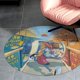 thumbnail image 4 of Pepper Ann Alfombra Redonda de Felpa Coral, Antideslizante, No Desprende Pelusas, Lavable y Duradera para Salón, Dormitorio y Habitación de Niños 60cm, 4 of 6