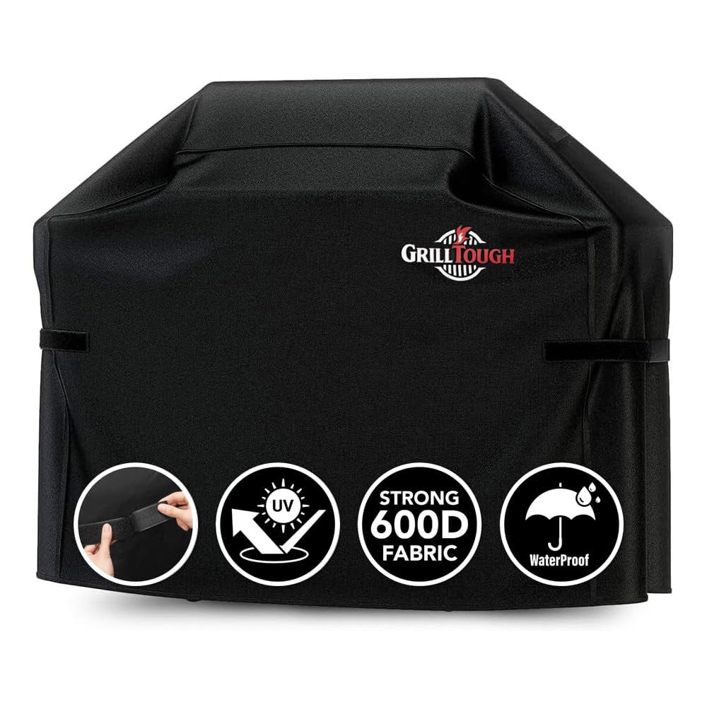 Funda Para Parrilla Grilltough 147 Cm Impermeable Y Resistente A Rayos Uv