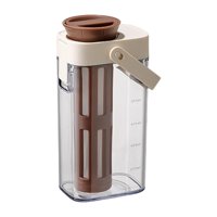 Bothyi - Cafetera De Café Frío, Tetera, Botella Para Preparar Hielo, Para Bebidas De Frutas, Bebidas Con Leche