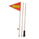thumbnail image 4 of Bandera de seguridad para bicicletas, portátil, de colores brillantes, fácil de instalar, bandera triangular, advertencia de seguridad, duradera para, 4 of 5