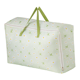 thumbnail image 1 of Bolsa de mudanza grande a prueba de polvo con cremallera floral verde, adecuada para colocar debajo de la cama, verde 55x20x33 cm, 1 of 5